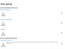 Tablet Screenshot of aniagotuje.blogspot.com