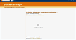 Desktop Screenshot of lizzie-sciencebiology.blogspot.com