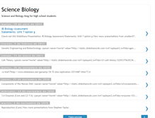 Tablet Screenshot of lizzie-sciencebiology.blogspot.com