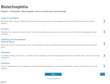 Tablet Screenshot of biotechnophilia.blogspot.com