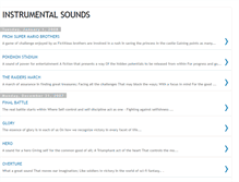 Tablet Screenshot of instrumentalsounds.blogspot.com