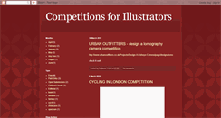 Desktop Screenshot of competitionsforillustrators.blogspot.com