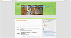 Desktop Screenshot of ambitocientifico.blogspot.com