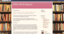 Desktop Screenshot of nilasbookreport.blogspot.com