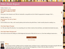 Tablet Screenshot of nilasbookreport.blogspot.com