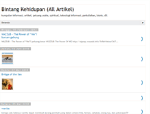 Tablet Screenshot of bintangkehidupanallartikel.blogspot.com