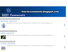 Tablet Screenshot of free-fs-comments.blogspot.com