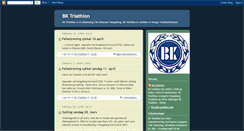 Desktop Screenshot of bktriathlon.blogspot.com