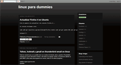 Desktop Screenshot of linuxparadummies.blogspot.com
