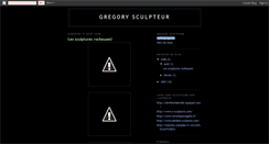 Desktop Screenshot of gregory-sculpteur.blogspot.com