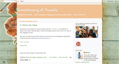 Desktop Screenshot of homeschooling-a-houseful.blogspot.com