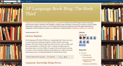 Desktop Screenshot of apbookblog.blogspot.com