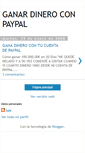 Mobile Screenshot of dineropaypal.blogspot.com