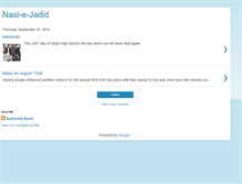 Tablet Screenshot of nasl-e-jadid.blogspot.com