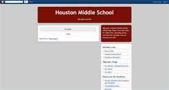 Desktop Screenshot of houstonmiddleschool.blogspot.com