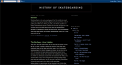 Desktop Screenshot of historyofskateboarding.blogspot.com