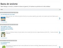 Tablet Screenshot of bastadesexismo.blogspot.com