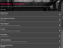 Tablet Screenshot of hobodays-craftshow.blogspot.com