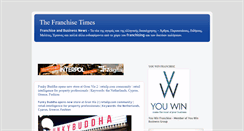 Desktop Screenshot of franchise-times.blogspot.com