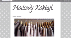 Desktop Screenshot of modowykoktajl.blogspot.com