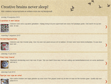 Tablet Screenshot of creativebrainsneversleep.blogspot.com