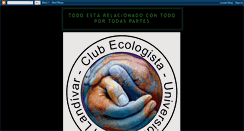 Desktop Screenshot of clubecologistaurl.blogspot.com