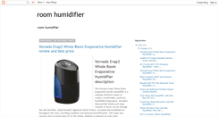 Desktop Screenshot of bestofroomhumidifier-reviews.blogspot.com