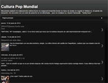 Tablet Screenshot of culturapopmundial.blogspot.com