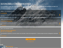 Tablet Screenshot of economia-informatica.blogspot.com