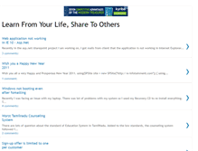 Tablet Screenshot of learnfromeverymoment.blogspot.com