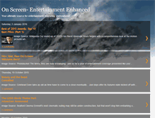 Tablet Screenshot of on-screen-reviews.blogspot.com