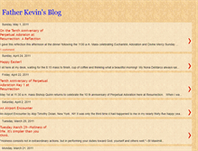 Tablet Screenshot of fatherkevinsblog.blogspot.com