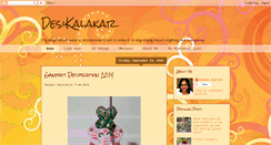 Desktop Screenshot of desikalakar.blogspot.com