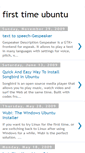 Mobile Screenshot of firsttimeubuntu.blogspot.com