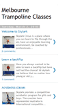 Mobile Screenshot of melbournetrampolineclasses.blogspot.com