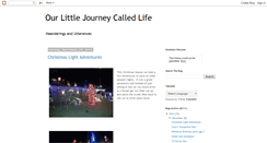 Desktop Screenshot of ourlittlejourneycalledlife.blogspot.com