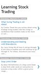 Mobile Screenshot of learning-stock-trading.blogspot.com