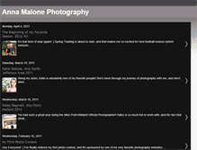 Tablet Screenshot of annamalonephotography.blogspot.com