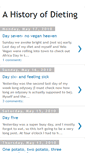 Mobile Screenshot of ahistoryofdieting.blogspot.com