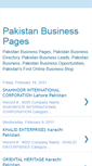 Mobile Screenshot of pakistanbusinesspages.blogspot.com