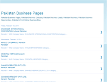 Tablet Screenshot of pakistanbusinesspages.blogspot.com