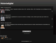 Tablet Screenshot of lahistoriadigitalizada.blogspot.com