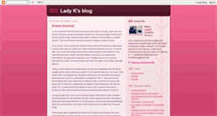 Desktop Screenshot of ladyks-blog.blogspot.com