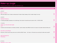 Tablet Screenshot of make-upjungle.blogspot.com