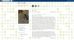 Desktop Screenshot of newfossils.blogspot.com