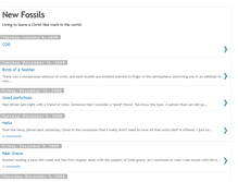 Tablet Screenshot of newfossils.blogspot.com