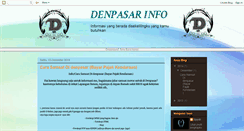Desktop Screenshot of denpasarinfo.blogspot.com