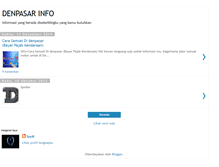 Tablet Screenshot of denpasarinfo.blogspot.com