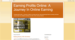 Desktop Screenshot of earningprofitsonline.blogspot.com