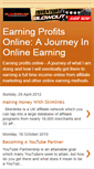 Mobile Screenshot of earningprofitsonline.blogspot.com